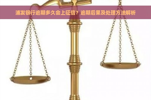 浦发银行逾期多久会上征信？逾期后果及处理方法解析