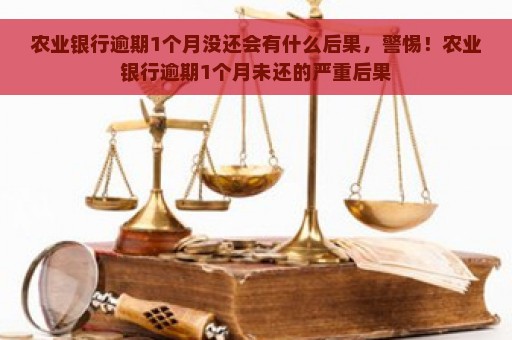 农业银行逾期1个月没还会有什么后果，警惕！农业银行逾期1个月未还的严重后果