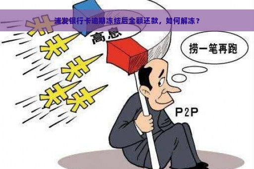 浦发银行卡逾期冻结后全额还款，如何解冻？