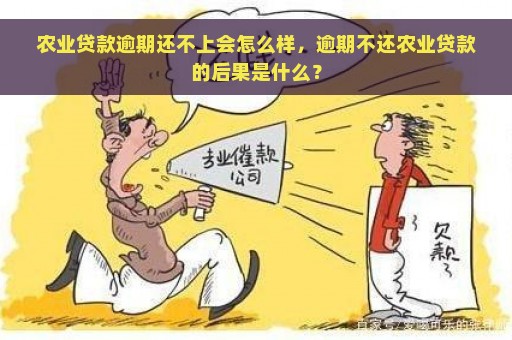 农业贷款逾期还不上会怎么样，逾期不还农业贷款的后果是什么？