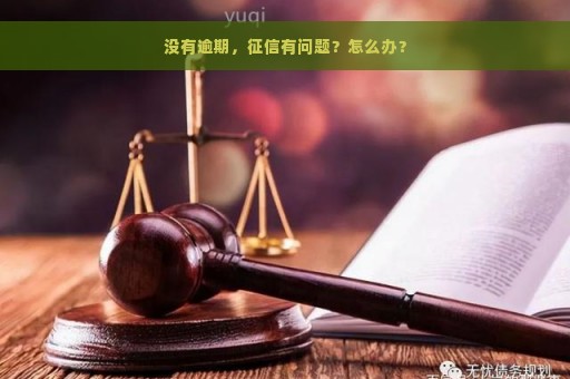 没有逾期，征信有问题？怎么办？