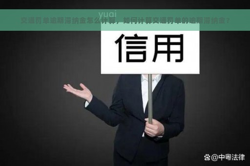 交通罚单逾期滞纳金怎么计算，如何计算交通罚单的逾期滞纳金？