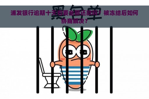 浦发银行逾期十天右要全额还款吗？被冻结后如何协商解决？