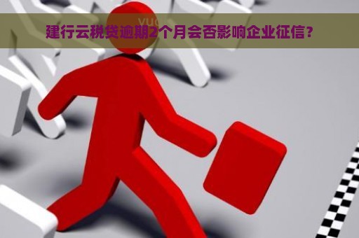 建行云税贷逾期2个月会否影响企业征信？