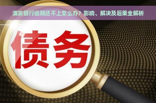 浦发银行逾期还不上怎么办？影响、解决及后果全解析