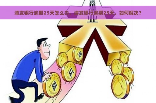 浦发银行逾期25天怎么办，浦发银行逾期25天，如何解决？