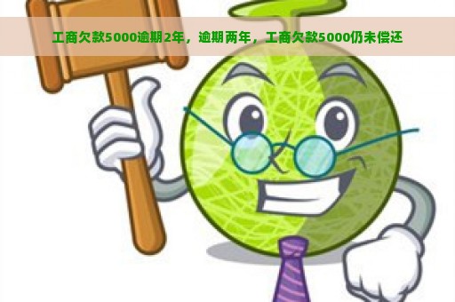 工商欠款5000逾期2年，逾期两年，工商欠款5000仍未偿还