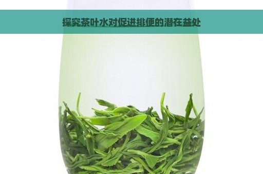 探究茶叶水对促进排便的潜在益处