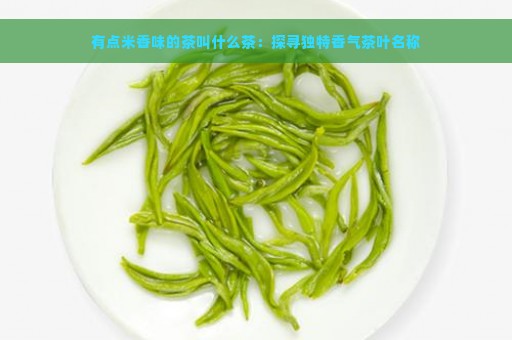 有点米香味的茶叫什么茶：探寻独特香气茶叶名称