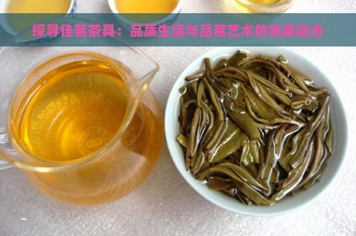 探寻佳茗茶具：品质生活与品茗艺术的完美融合