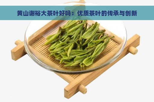 黄山谢裕大茶叶好吗：优质茶叶的传承与创新