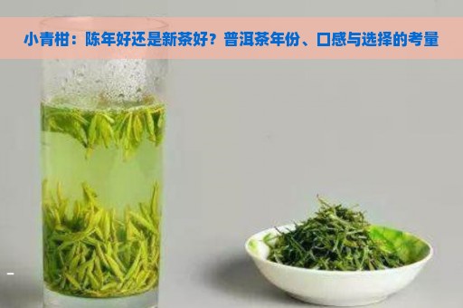 小青柑：陈年好还是新茶好？普洱茶年份、口感与选择的考量