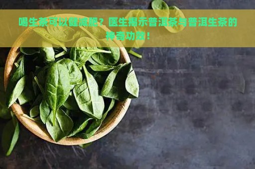 喝生茶可以健减肥？医生揭示普洱茶与普洱生茶的神奇功效！