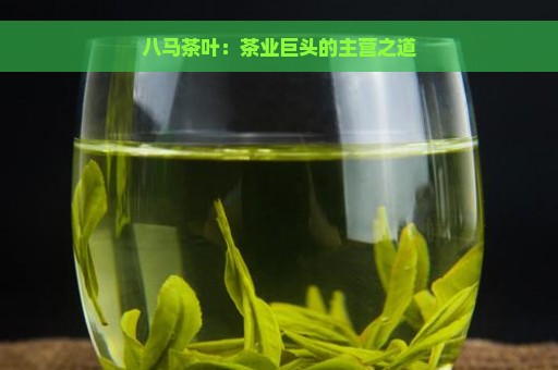 八马茶叶：茶业巨头的主营之道