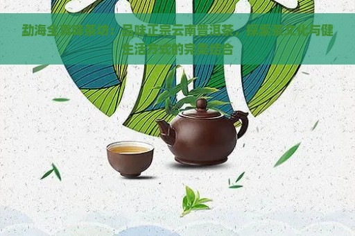 勐海全真味茶坊：品味正宗云南普洱茶，探索茶文化与健生活方式的完美结合