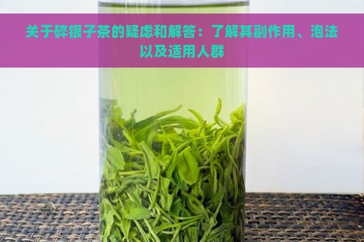 关于碎银子茶的疑虑和解答：了解其副作用、泡法以及适用人群