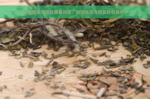 五虎碎银子茶叶质量问题：如何选择与购买好的茶叶？