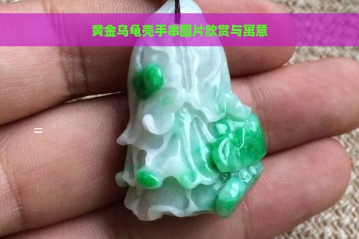 黄金乌龟壳手串图片欣赏与寓意