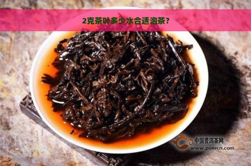 2克茶叶多少水合适泡茶？