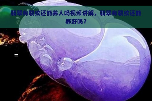 翡翠有裂纹还能养人吗视频讲解，翡翠有裂纹还能养好吗？