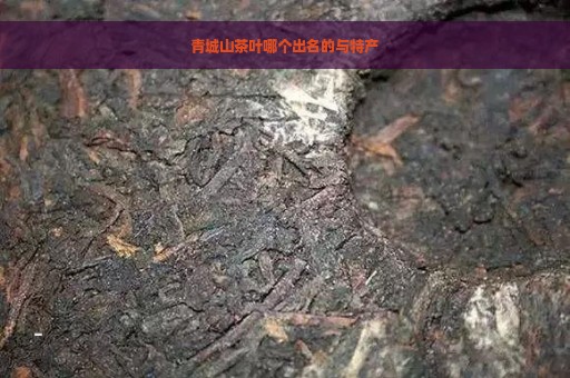 青城山茶叶哪个出名的与特产