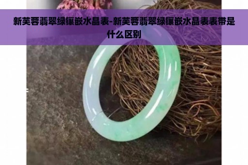 新芙蓉翡翠绿镶嵌水晶表-新芙蓉翡翠绿镶嵌水晶表表带是什么区别