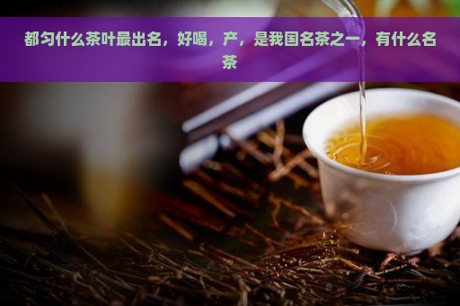 都匀什么茶叶最出名，好喝，产，是我国名茶之一，有什么名茶