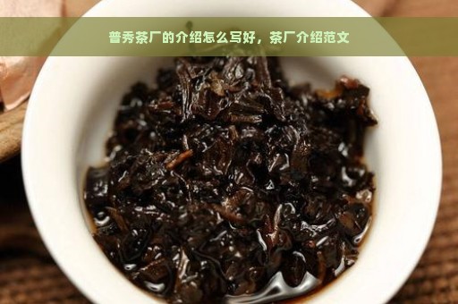 普秀茶厂的介绍怎么写好，茶厂介绍范文