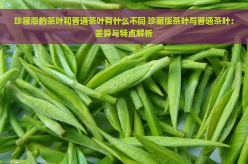 珍藏版的茶叶和普通茶叶有什么不同 珍藏版茶叶与普通茶叶：差异与特点解析