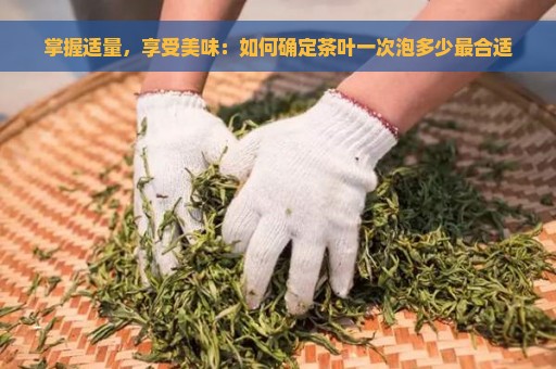 掌握适量，享受美味：如何确定茶叶一次泡多少最合适