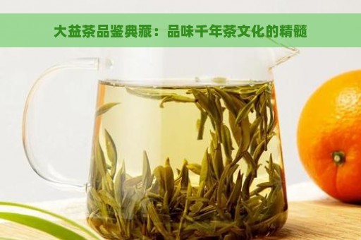 大益茶品鉴典藏：品味千年茶文化的精髓