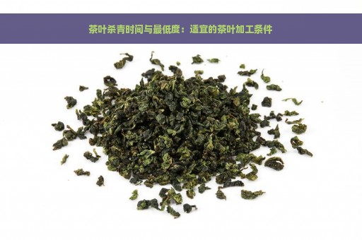 茶叶杀青时间与最低度：适宜的茶叶加工条件