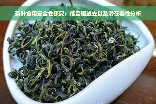 茶叶食用安全性探究：能否喝进去以及潜在毒性分析