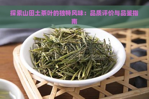 探索山田土茶叶的独特风味：品质评价与品鉴指南