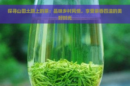 探寻山田土路上的茶：品味乡村风情，享受茶香四溢的美好时光