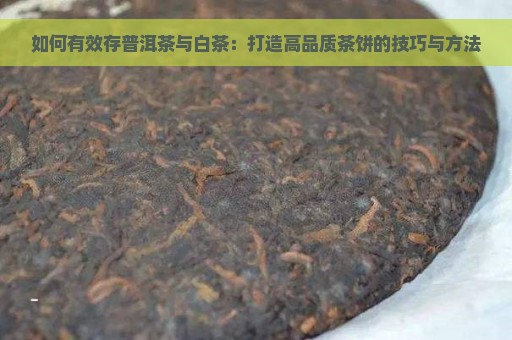 如何有效存普洱茶与白茶：打造高品质茶饼的技巧与方法
