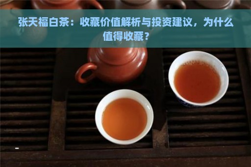 张天福白茶：收藏价值解析与投资建议，为什么值得收藏？