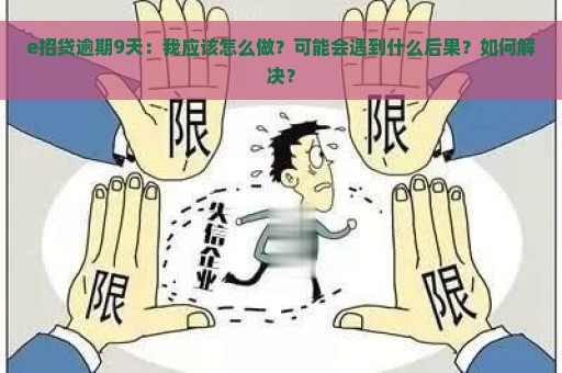 e招贷逾期9天：我应该怎么做？可能会遇到什么后果？如何解决？