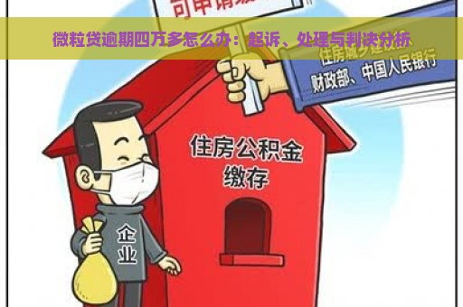 微粒贷逾期四万多怎么办：起诉、处理与判决分析