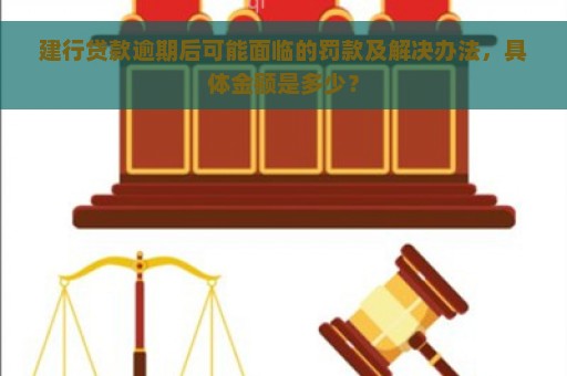 建行贷款逾期后可能面临的罚款及解决办法，具体金额是多少？