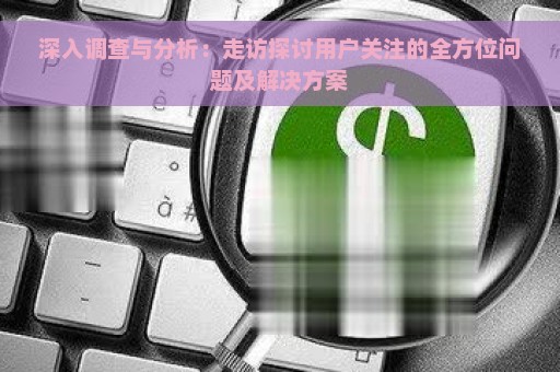 深入调查与分析：走访探讨用户关注的全方位问题及解决方案