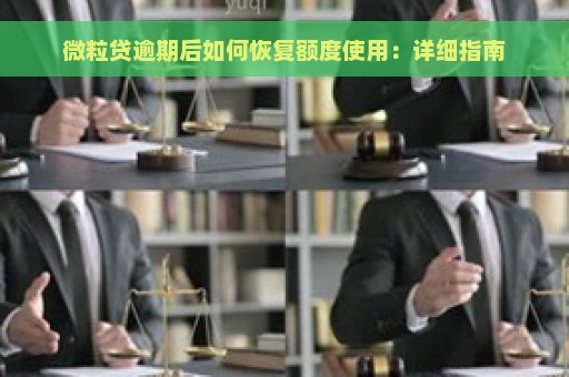 微粒贷逾期后如何恢复额度使用：详细指南