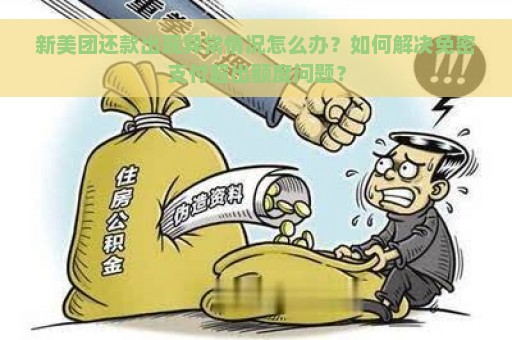 新美团还款出现异常情况怎么办？如何解决免密支付超出额度问题？