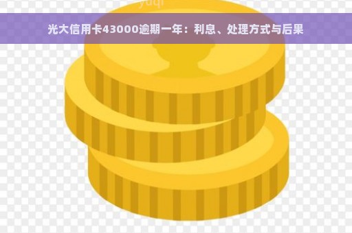 光大信用卡43000逾期一年：利息、处理方式与后果