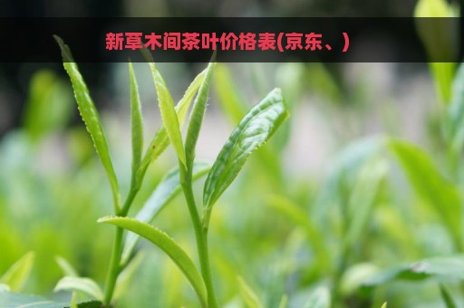 新草木间茶叶价格表(京东、)  