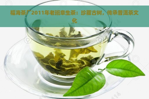 福海茶厂2011年老班章生茶：珍藏古树，传承普洱茶文化