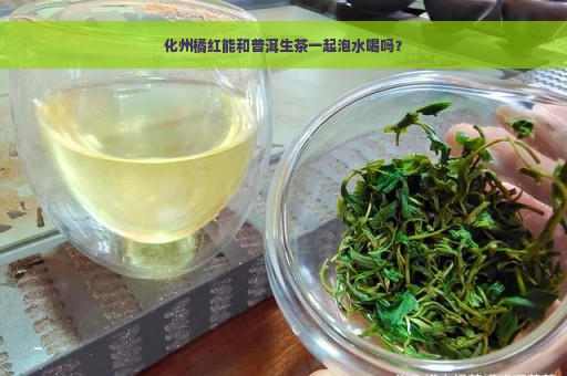 化州橘红能和普洱生茶一起泡水喝吗？