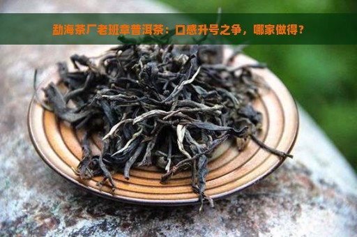 勐海茶厂老班章普洱茶：口感升号之争，哪家做得？