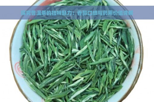 探究普洱茶的独特魅力：香醇口感与药用价值详解