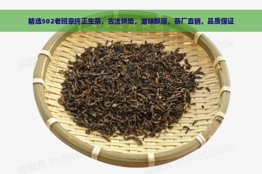 精选502老班章纯正生茶，古法烘焙，滋味醇厚，茶厂直销，品质保证